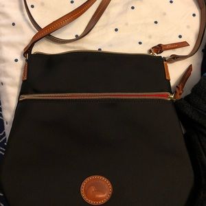 Dooney & Bourke black canvas crossbody